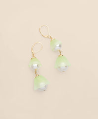 Faux Pearl Drop Earrings