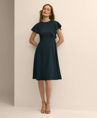 Flutter-Sleeve Dress
