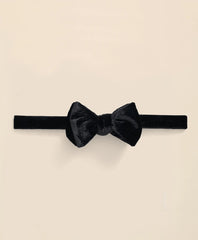Formal Silk Blend Velvet Bow Tie