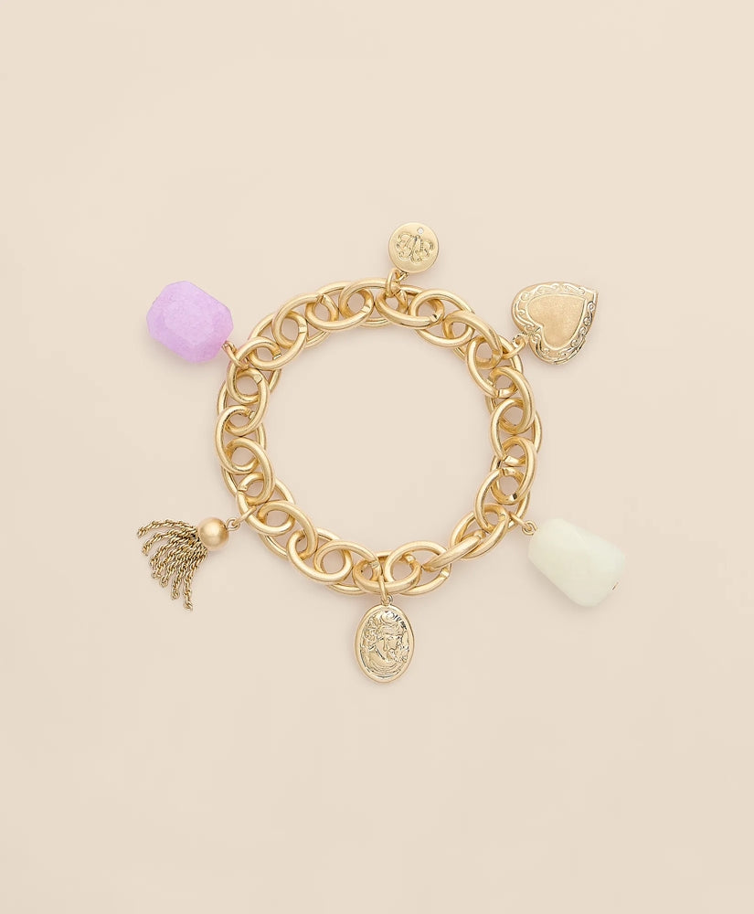 Gold-Tone Charm Bracelet