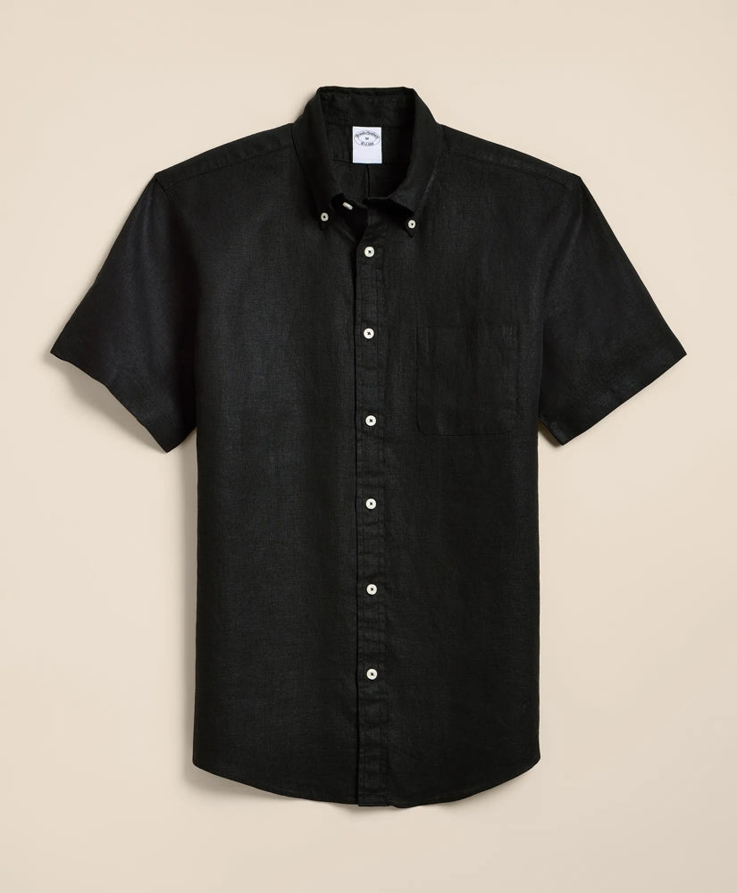 Irish Linen Short-Sleeve Sport Shirt