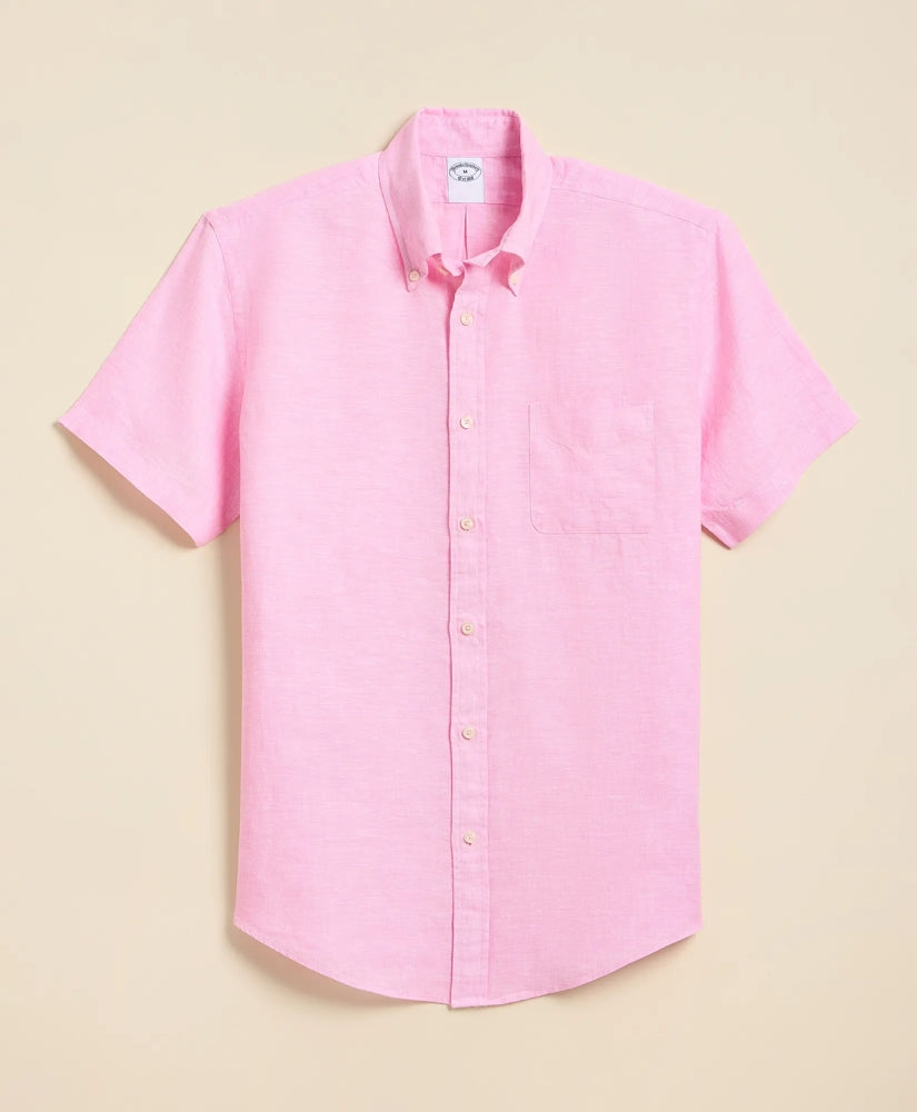 Irish Linen Short-Sleeve Sport Shirt