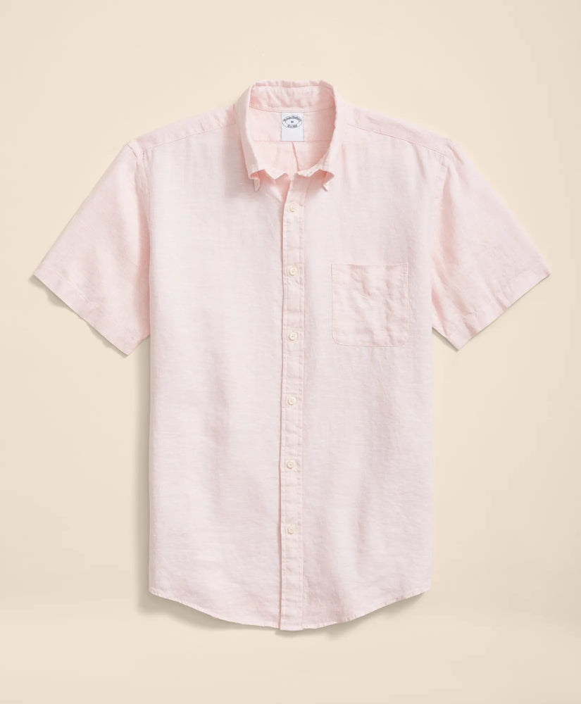 Irish Linen Short-Sleeve Sport Shirt