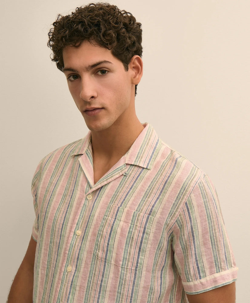 Irish Linen Short-Sleeve Sport Shirt