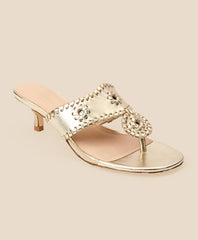 Jack Rogers Kitten-Heel Sandals