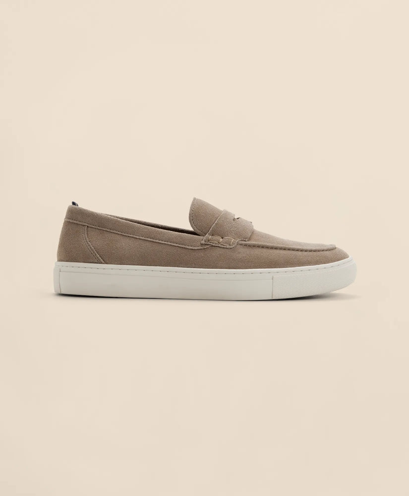 Leather Slip-On Loafers