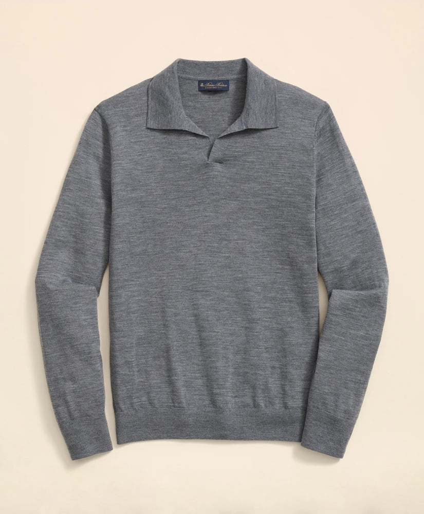 Lightweight Luxe All-Season Sweater, Johnny Collar