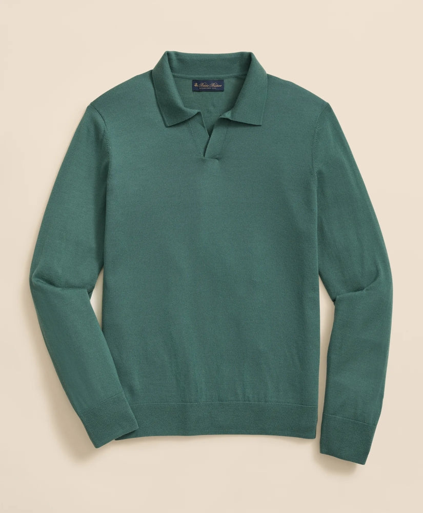 Lightweight Luxe All-Season Sweater, Johnny Collar