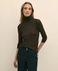 Lightweight Modal Cashmere Turtleneck