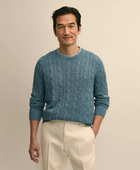 Linen Cable Knit Sweater