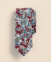 Linen Paisley Tie
