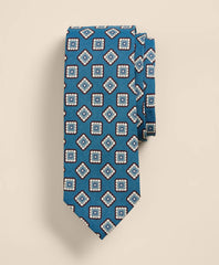Linen-Silk Foulard Tie