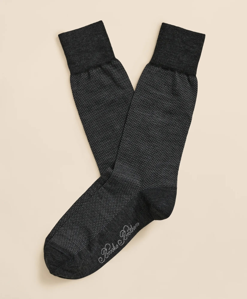 Merino-Wool-Blend Mini Dot Socks