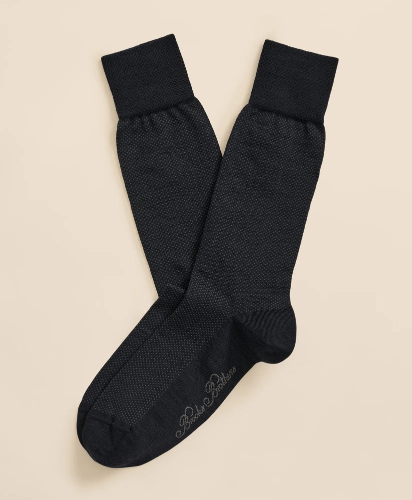 Merino-Wool-Blend Mini Dot Socks