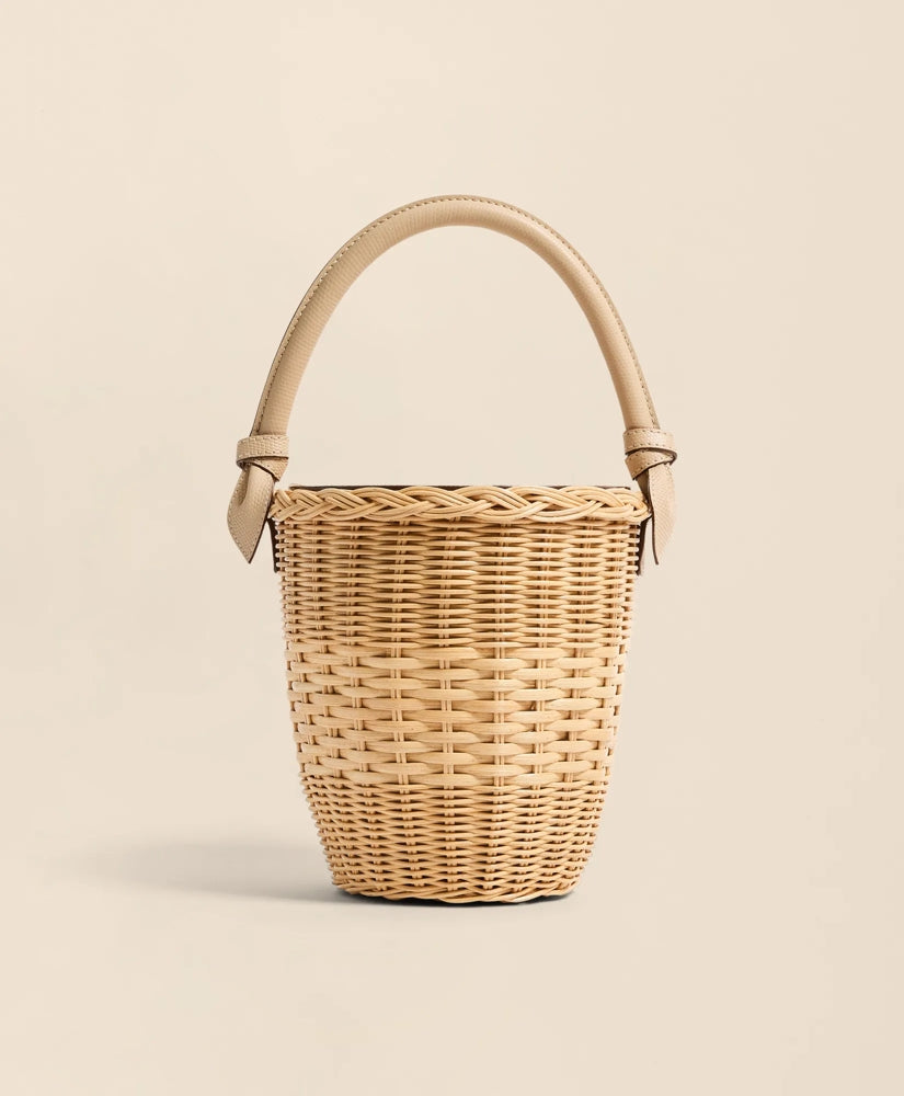 Pamela Munson Jane Latte Basket Bag