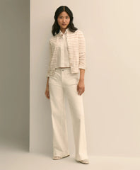 Patch-Pocket Flare Jeans