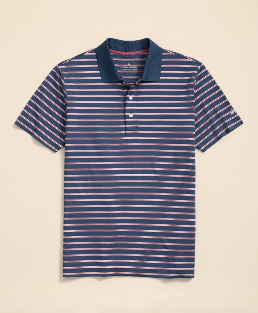 Performance Series BB#1 Striped Polo Shirt