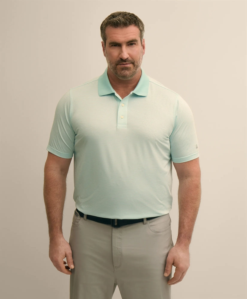 Performance Series Big & Tall Microstripe Polo Shirt
