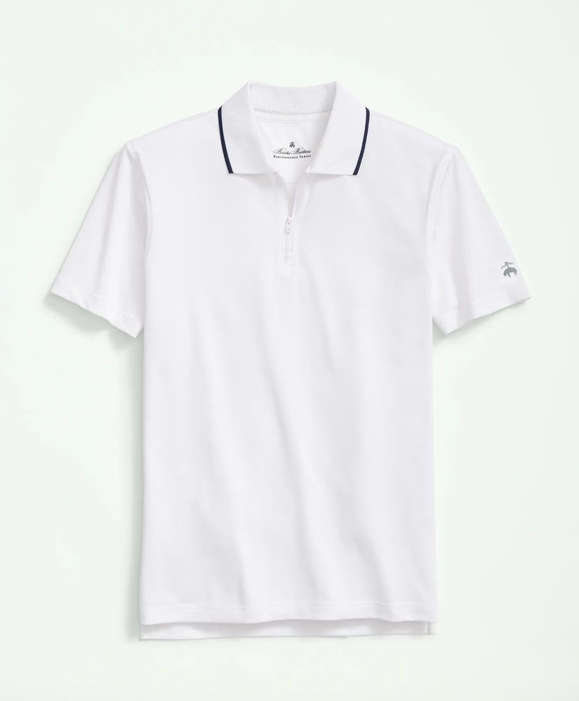 Performance Series Quarter-Zip Pique Polo Shirt