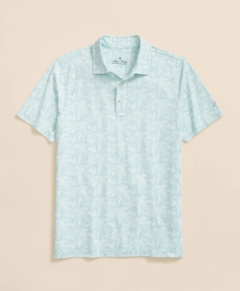 Performance Series Hawaiian Print Polo Shirt
