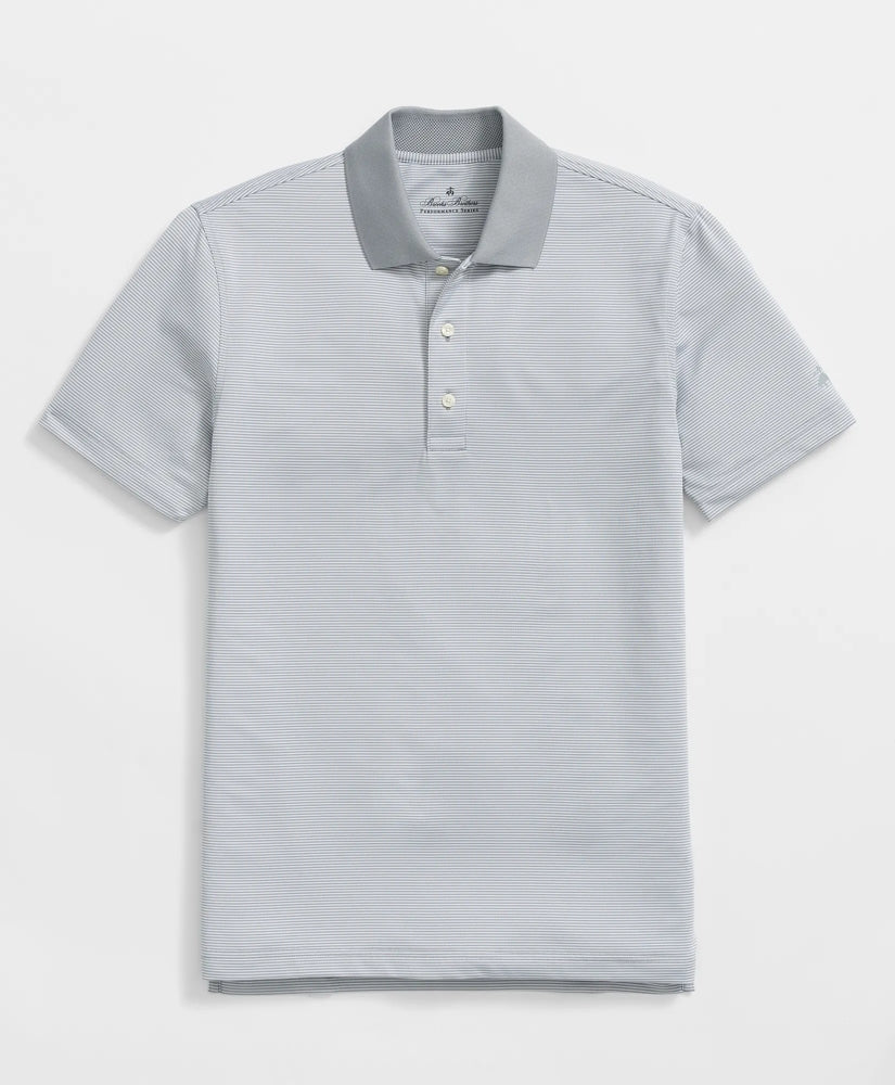 Performance Series Micro Stripe Jersey Polo Shirt