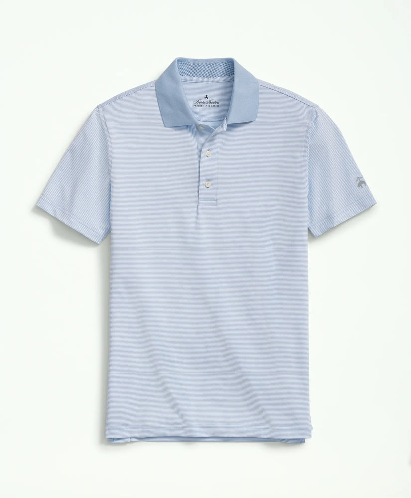 Performance Series Micro Stripe Jersey Polo Shirt
