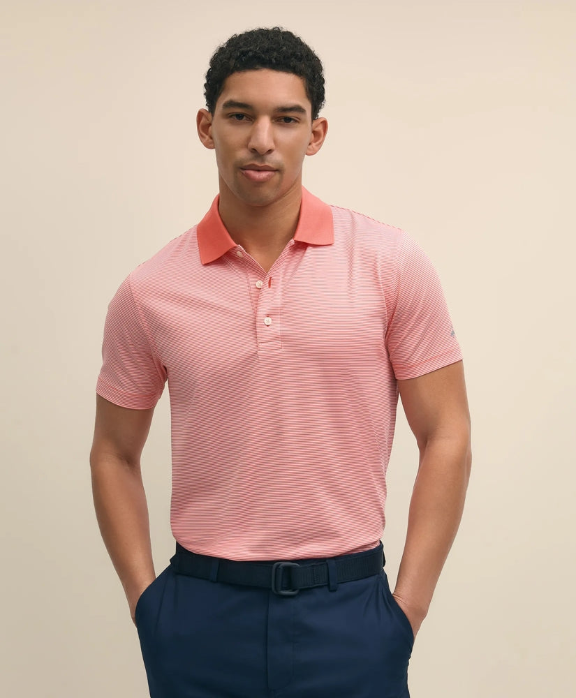 Performance Series Micro Stripe Jersey Polo Shirt