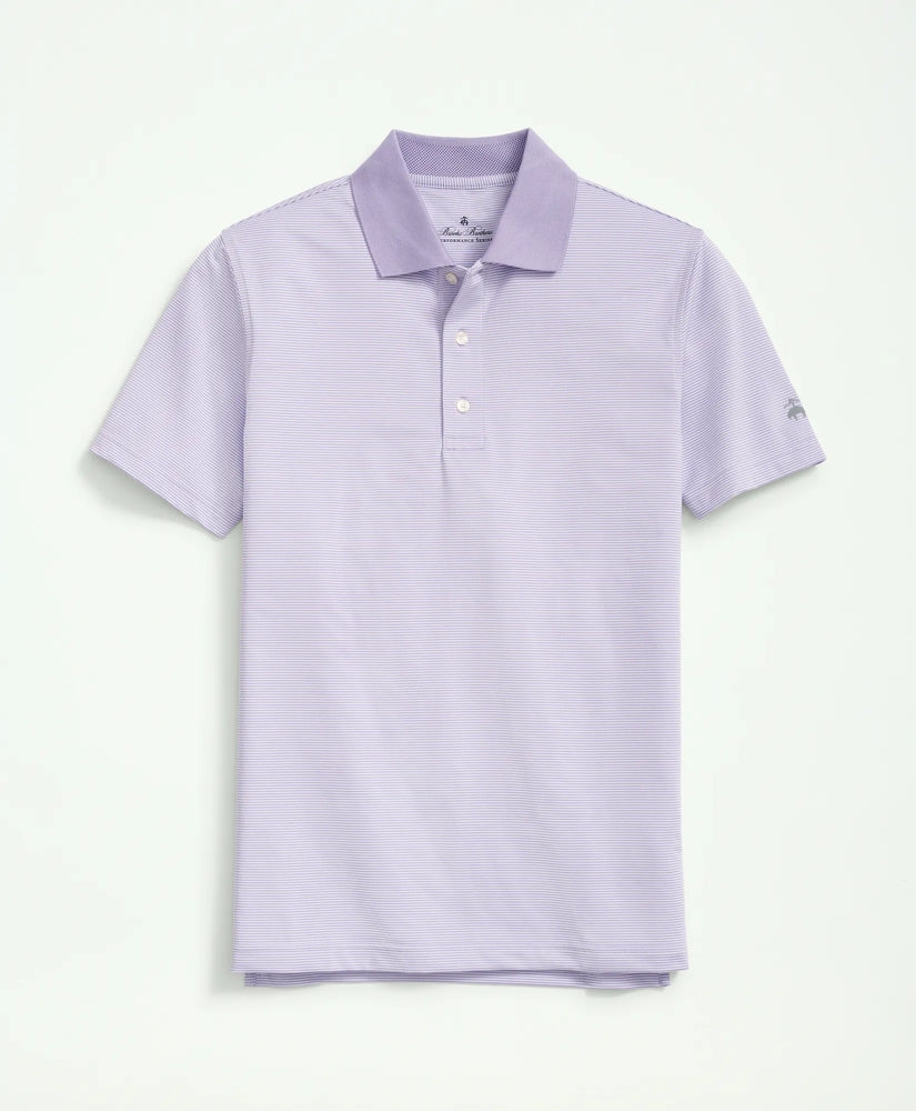 Performance Series Micro Stripe Jersey Polo Shirt