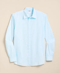 Performance Series Stretch Spread Collar, Striped Sport Shirt