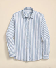 Performance Series Stretch Spread Collar, Striped Sport Shirt