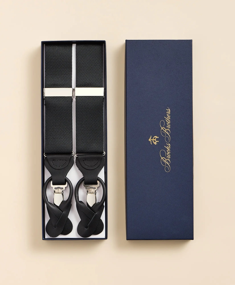 Solid Pique Suspenders