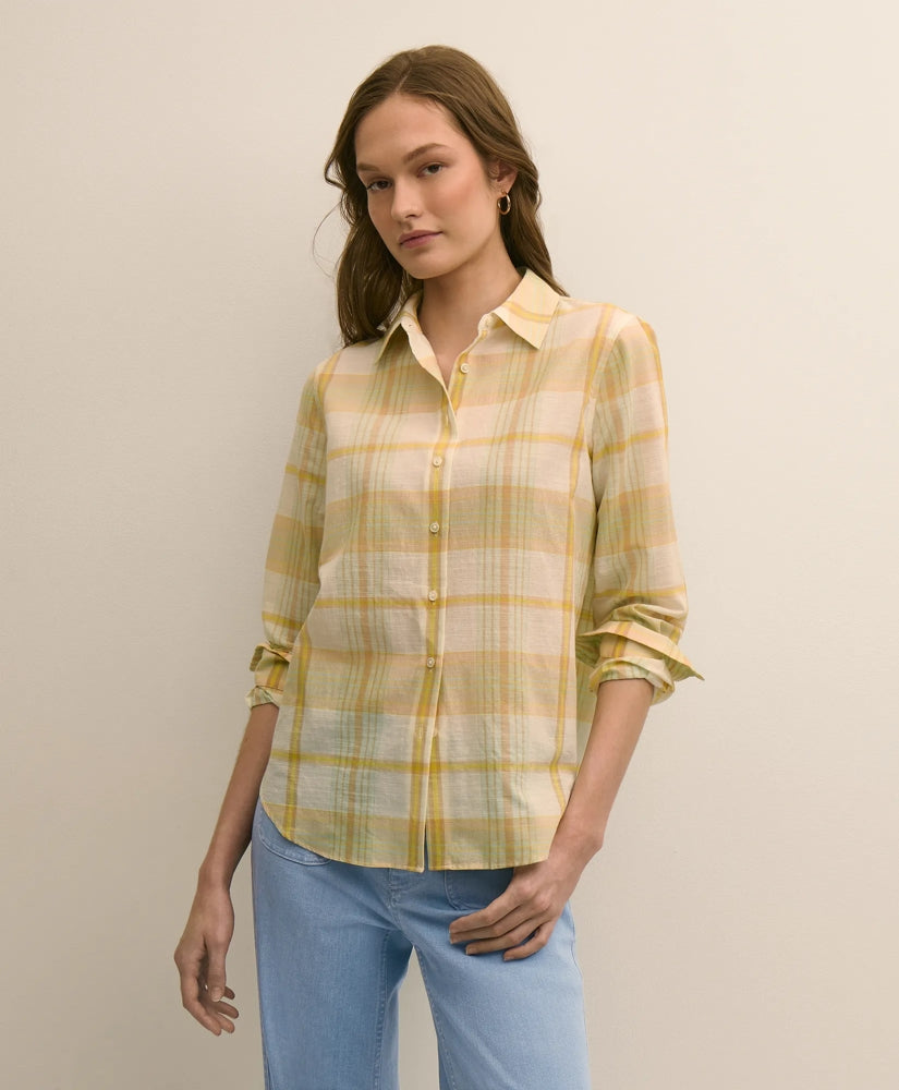 Relaxed Cotton Madras Shirt