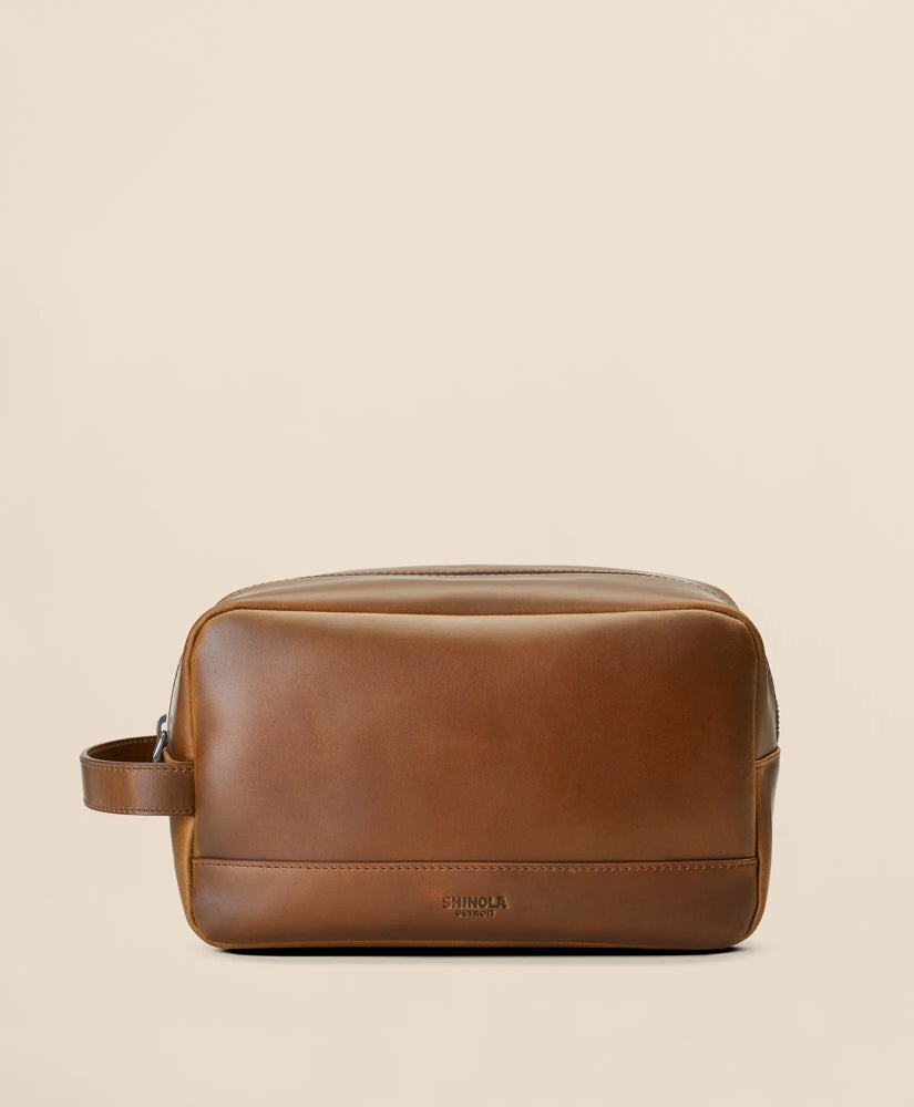 Shinola Leather Travel Kit