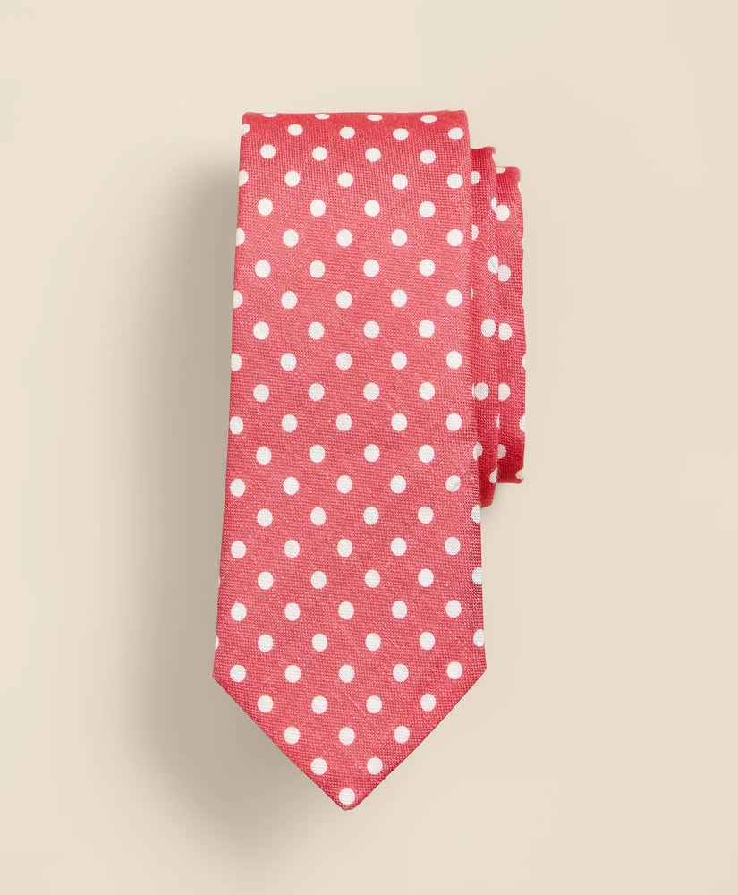 Linen-Silk Dot Tie