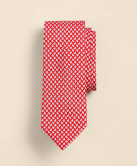 Silk Pine Foulard Tie