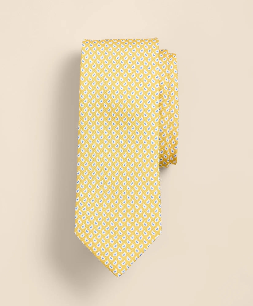 Silk Pine Foulard Tie