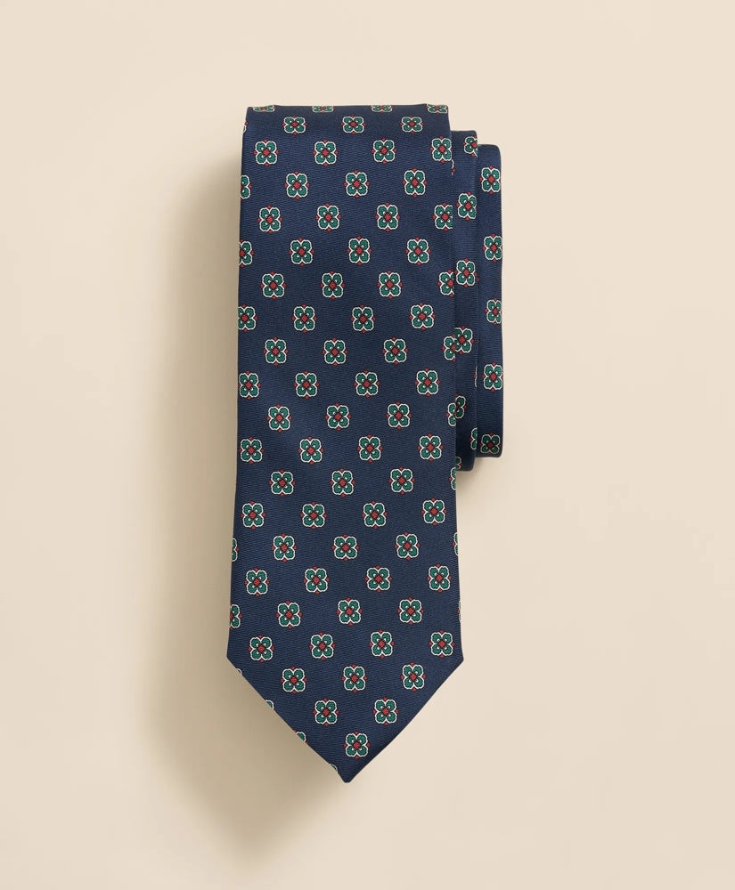 Silk Spaced Flower Tie