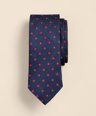 Silk Stardot Tie