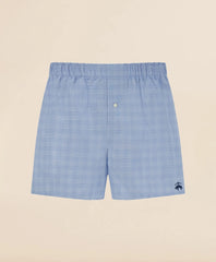 Slim Fit Cotton Broadcloth Check Boxers