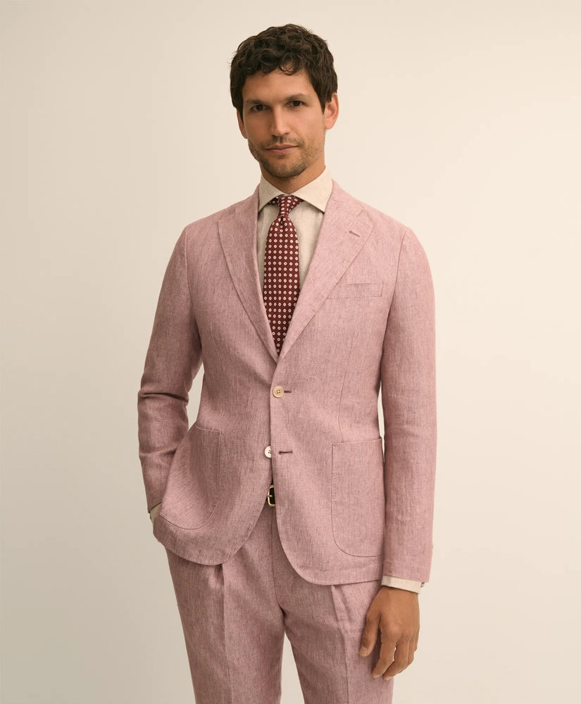 Slim Fit Linen Suit Jacket