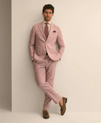 Slim Fit Linen Suit Pants