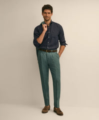 Slim Fit Linen Suit Pants