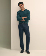 Slim Fit Wool Flannel Dress Pants