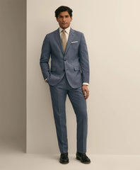 Slim Fit Wool Mini-Houndstooth 1818 Suit