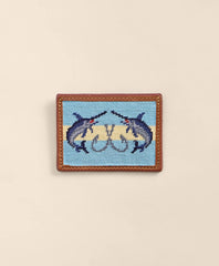 Smathers & Branson Needlepoint Marlin Card Case