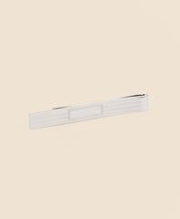 Sterling Silver Engravable Rhodium-Plated Tie Clip