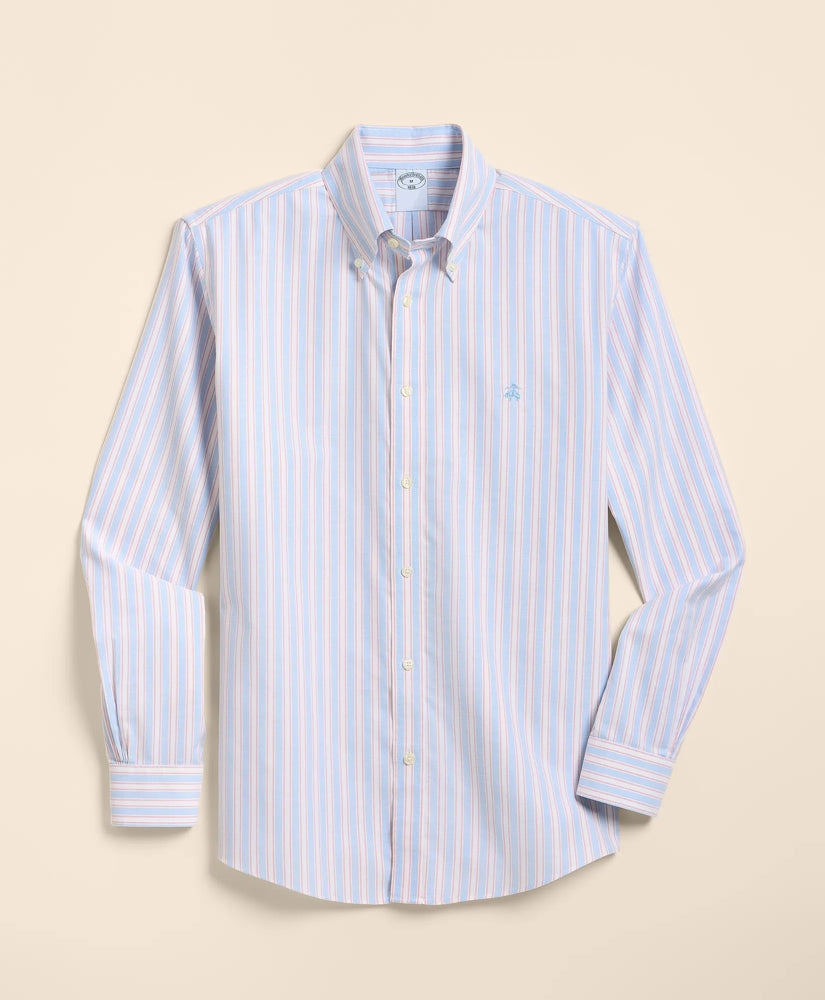 Stretch Cotton Non-Iron Oxford Polo Button Down Sport Shirt