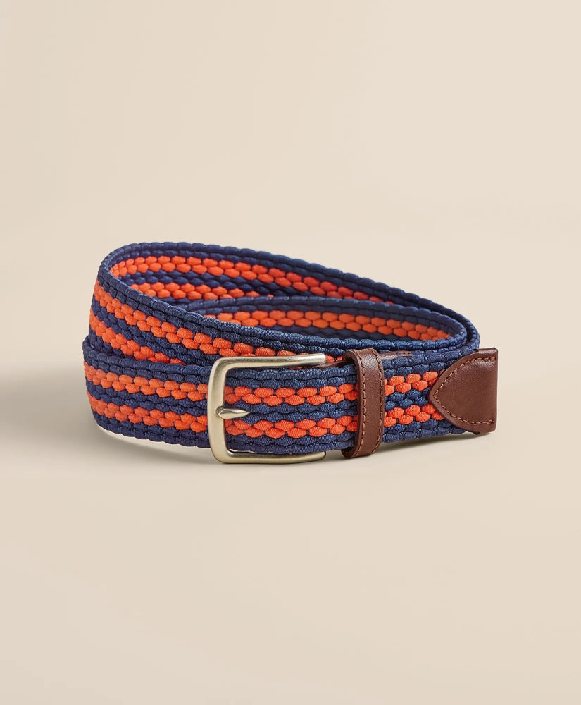 Stretch Woven Stripe Belt