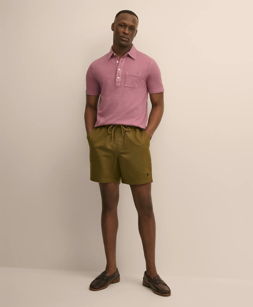 The 6" Friday Linen-Cotton Drawstring Shorts