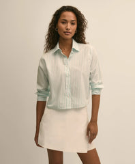 The Cropped Stripe Shirt